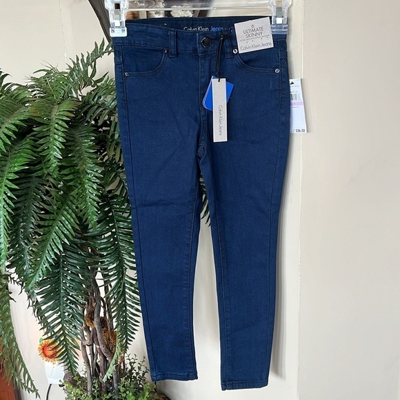 Brand New Calvin Klein Jeans Ultimate Skinny Dark Rinse Soft Stretch Adjustable - Picture 16 of 16